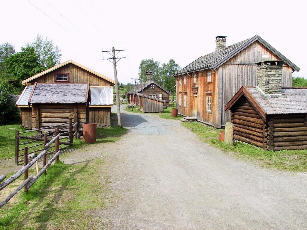 Folkemuseet flere bygninger Folkemuseet på Stiklestad